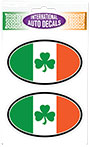 Tricolor Shamrock Oval 2 Medium